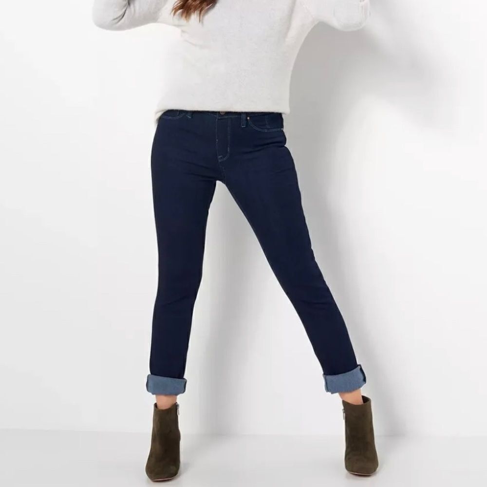 Laurie Felt Silky Denim Easy Skinny Pull-On Jeans
